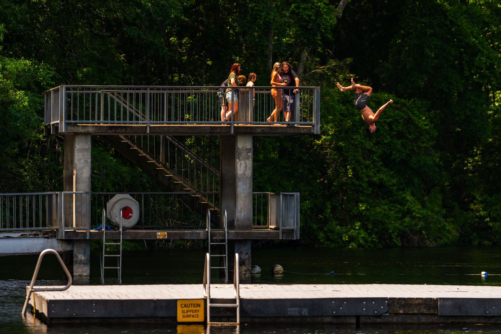 Diving platform at Wakulla Springs